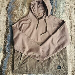 Two-Tone Hooded Sweatshirt